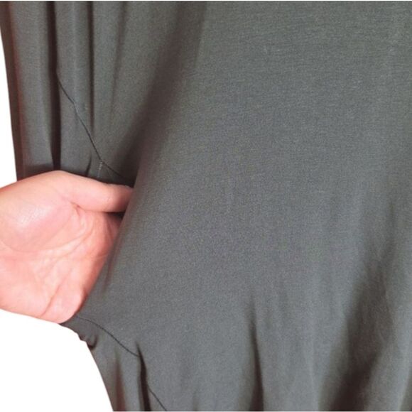 ANGELROX TRUE PEARL‎ Flowy T Green One Size Fits Most Lagenlook - Picture 2 of 6